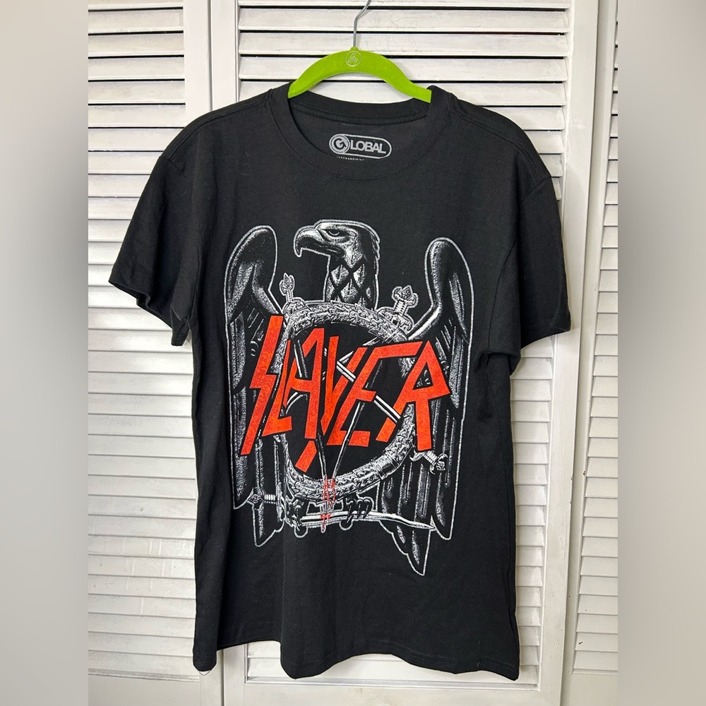 Global‎ Black Slayer Graphic T-Shirt Size M